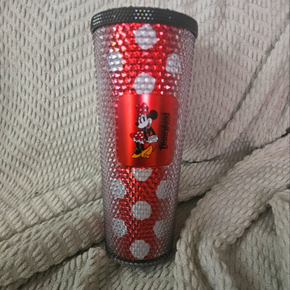 Disney Red and Silver Minnie Mouse Party Tumbler